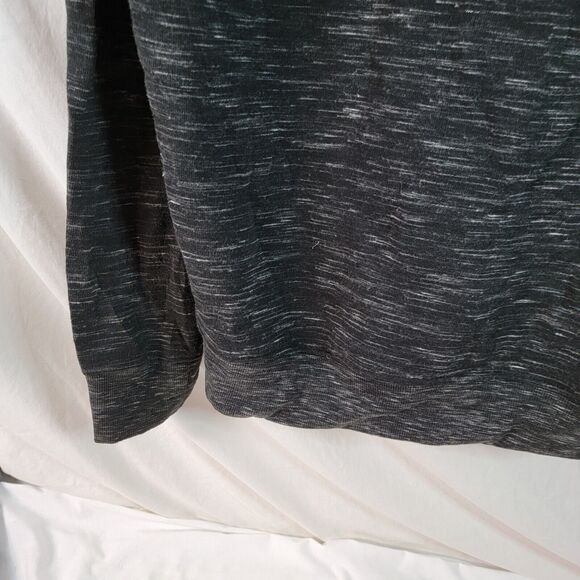 Phat Farm Mens Hoodie Large Full-Zip Black Grey Heavyweight Pockets Pre Owned - Picture 7 of 14